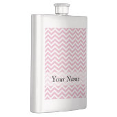 Flasque chevron rose et blanc (Droite)