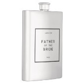 Flasque Chic Minimal Français Monochrome Père De La Mariée (Droite)