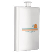 Flasque Chic's Beach Virginia Sun Palm Trees (Droite)