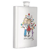 Flasque Chiffres de bâton Fille des parents attendus (Droite)