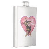 Flasque Chihuahua Saint-Valentin (Droite)