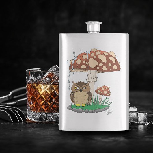 Flasque Chouette de douche de printemps