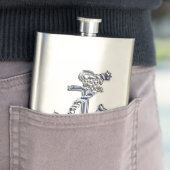 Flasque Chrome Ancrage de corde Nautique Impression (En situation)