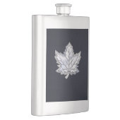 Flasque Chrome comme feuille d'érable sur le style de fibr (Droite)