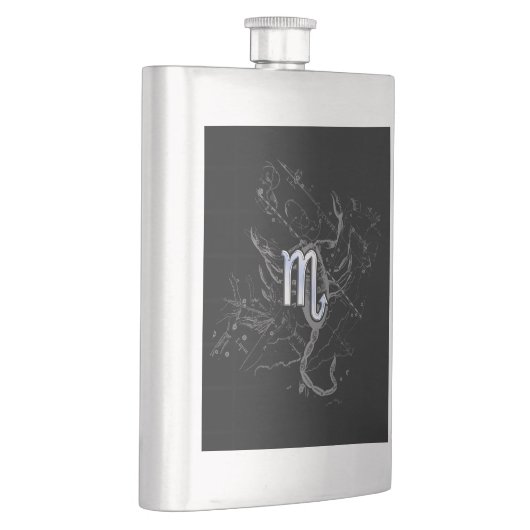 Flasque Chrome comme Scorpio Zodiac Connexion Hevelius 169 (Droite)