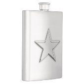 Flasque Chrome Star Nautique Impression (Droite)