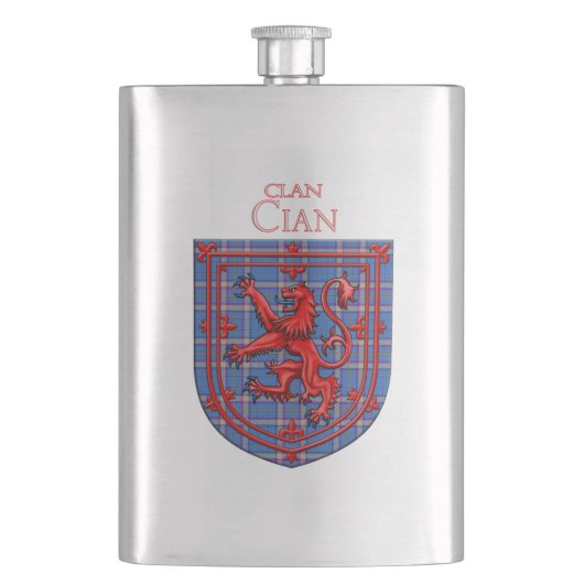Flasque Cian de Ely Tartan Scottish Plaid (devant)