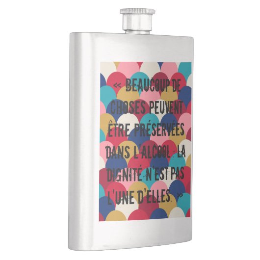 Flasque citation alcool (Droite)