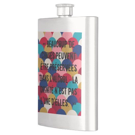 Flasque citation alcool (Gauche)