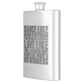 Flasque Citation Grunge Danse Comme Si Personne Ne Regarda (Gauche)