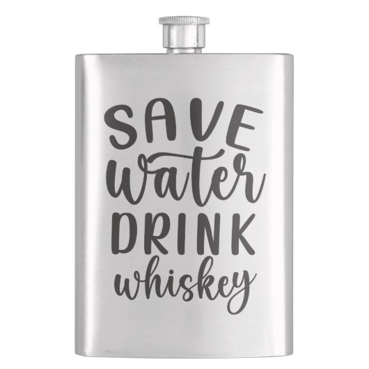 Flasque Citations sur l'alcool (devant)