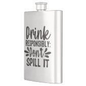 Flasque Citations sur l'alcool (Gauche)