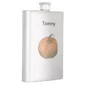 Flasque Citrouille aquarelle (Droite)