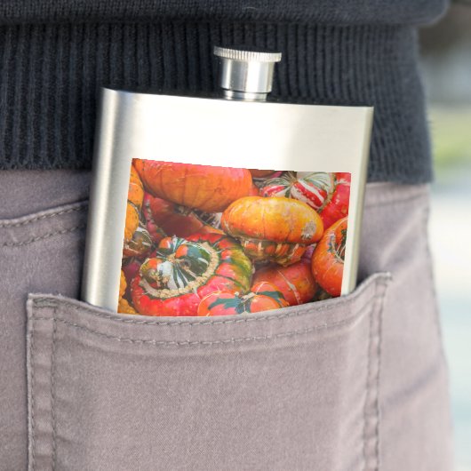 Flasque Citrouille coloré (En situation)