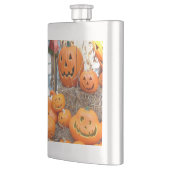 Flasque Citrouille halloween Jack-o'-lantern orange citrou (Gauche)