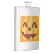 Flasque Citrouille sculpté souriant design Halloween (Droite)