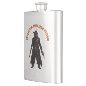 Flasque Citrouille sinistre Sheriff Cowboy Jack-o'-Lantern (Gauche)