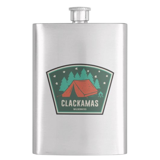 Flasque Clackamas Wilderness Camping Oregon (devant)