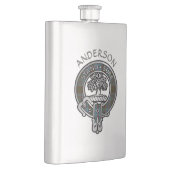 Flasque Clan Anderson Crest & Tartan Flask (Droite)
