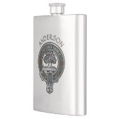 Flasque Clan Anderson Crest & Tartan Flask (Gauche)