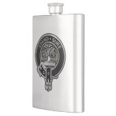 Flasque Clan Anderson Crest & Tartan Flask (Gauche)