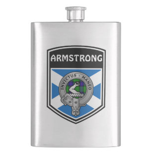Flasque Clan Armstrong Crest & Tartan