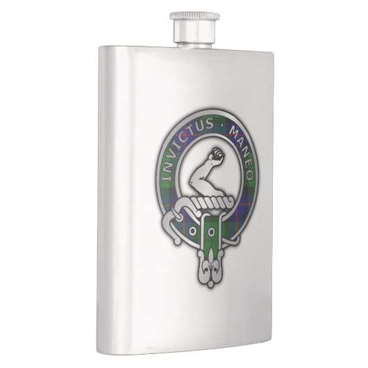 Flasque Clan Armstrong Tartan Crest (Droite)