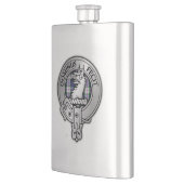 Flasque Clan Baird Crest & Robe Tartan (Gauche)