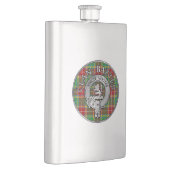 Flasque Clan Baxter Crest et Tartan (Droite)
