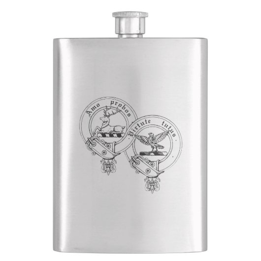 Flasque Clan Blair Argent (contour) (devant)