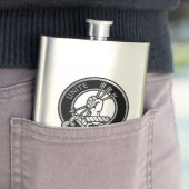Flasque Clan Brodie Crest (En situation)