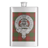 Flasque Clan Cameron Crest & Tartan (devant)