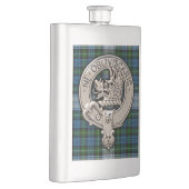 Flasque Clan Campbell Crest & Dress Tartan (Droite)