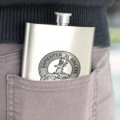 Flasque Clan Davidson Crest (En situation)