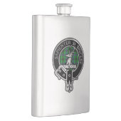 Flasque Clan Davidson Crest & Tartan Flask (Droite)