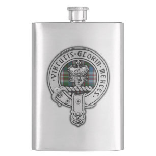 Flasque Clan Donnachaidh (Robertson) Crest & Dress Tartan