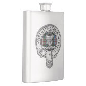 Flasque Clan Donnachaidh (Robertson) Crest & Dress Tartan (Droite)