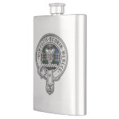 Flasque Clan Donnachaidh (Robertson) Crest & Dress Tartan (Gauche)