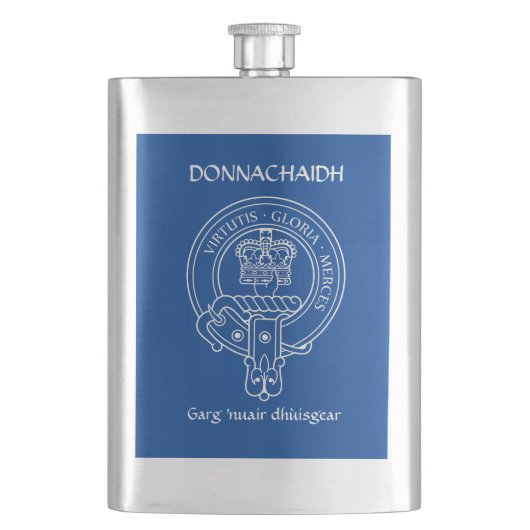 Flasque Clan Donnachaidh (Robertson) Crest & War Cry (devant)