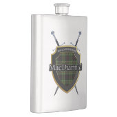 Flasque Clan écossais MacDiarmid Tartan Shield et épées (Droite)