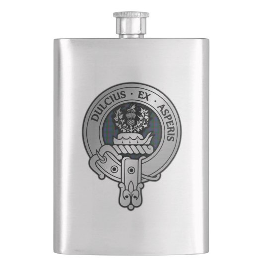 Flasque Clan Ferguson Crest & Tartan Flask (devant)