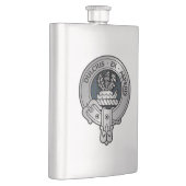 Flasque Clan Ferguson Crest & Tartan Flask (Droite)