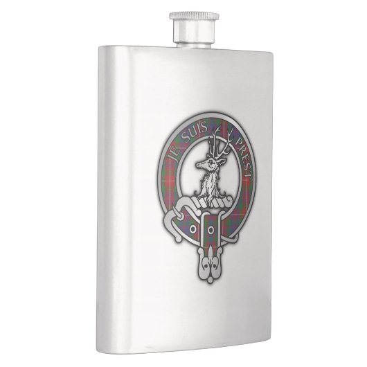 Flasque Clan Fraser de Lovat Crest & Tartan (Droite)