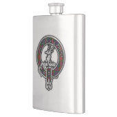 Flasque Clan Fraser de Lovat Crest & Tartan (Gauche)