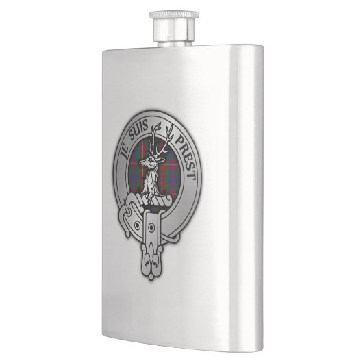 Flasque Clan Fraser de Lovat Crest & Tartan (Gauche)