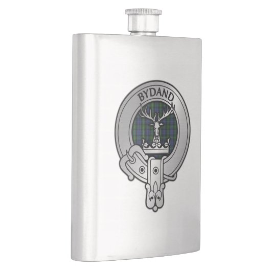 Flasque Clan Gordon Crest & Tartan (Droite)