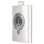 Flasque Clan Gordon Crest & Tartan (Gauche)