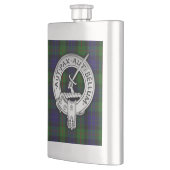 Flasque Clan Gunn Crest & Tartan (Gauche)