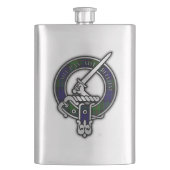 Flasque Clan Gunn Crest & Tartan Flask (devant)