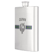 Flasque Clan Gunn (Modifier) Crest & Tartan (Gauche)